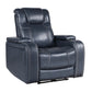 9640BU-1PWH - Power Reclining Chair with Power Headrest and Storage Arms