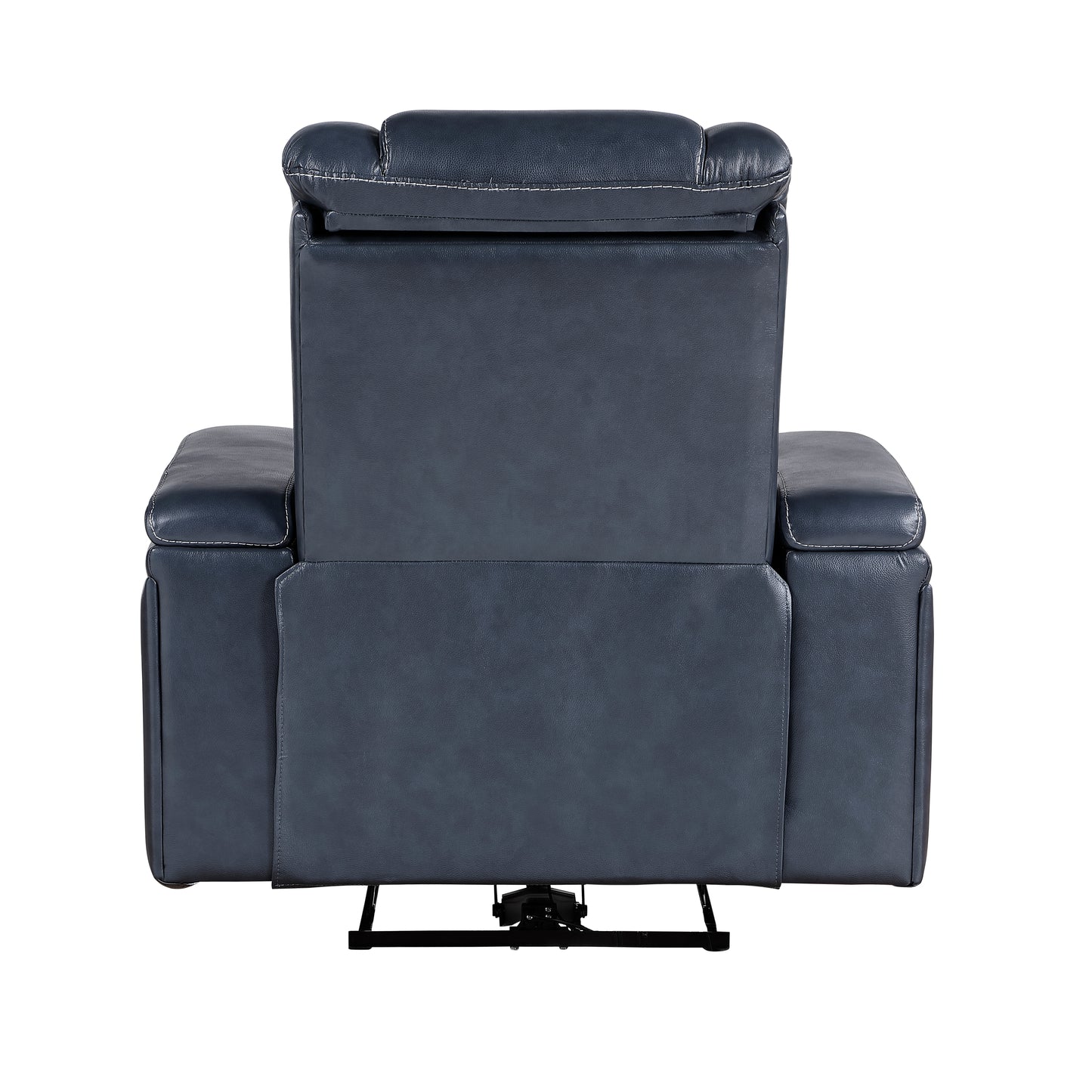 9640BU-1PWH - Power Reclining Chair with Power Headrest and Storage Arms