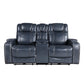 9640BU*2PWH - 2pc Set: Sofa, Love (Power)
