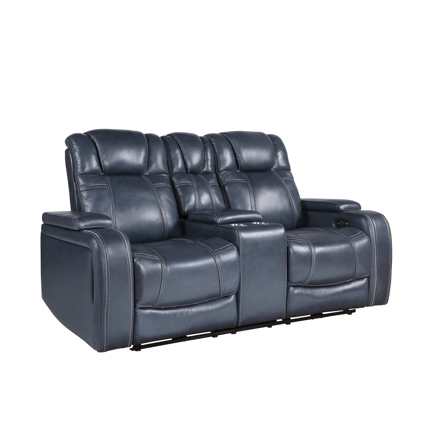 9640BU*2PWH - 2pc Set: Sofa, Love (Power)