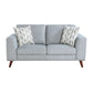 9644BGY*2 - 2pc Set: Sofa, Love