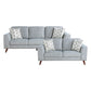 9644BGY*2 - 2pc Set: Sofa, Love
