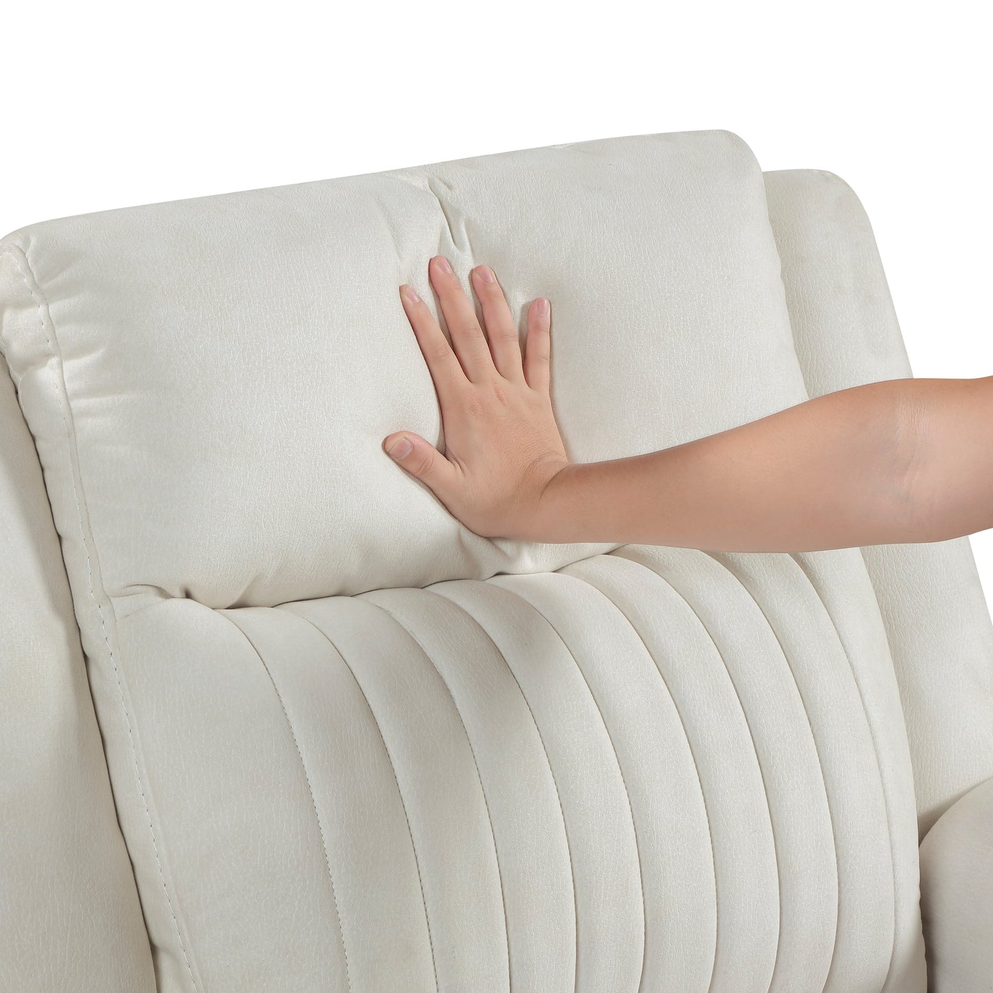 9646BE-1 - Reclining Chair, Beige