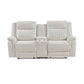 9646BE-2 - Double Reclining Love Seat with Center Console, Beige