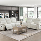 9646BE-2 - Double Reclining Love Seat with Center Console, Beige