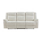 9646BE-3 - Double Reclining Sofa, Beige