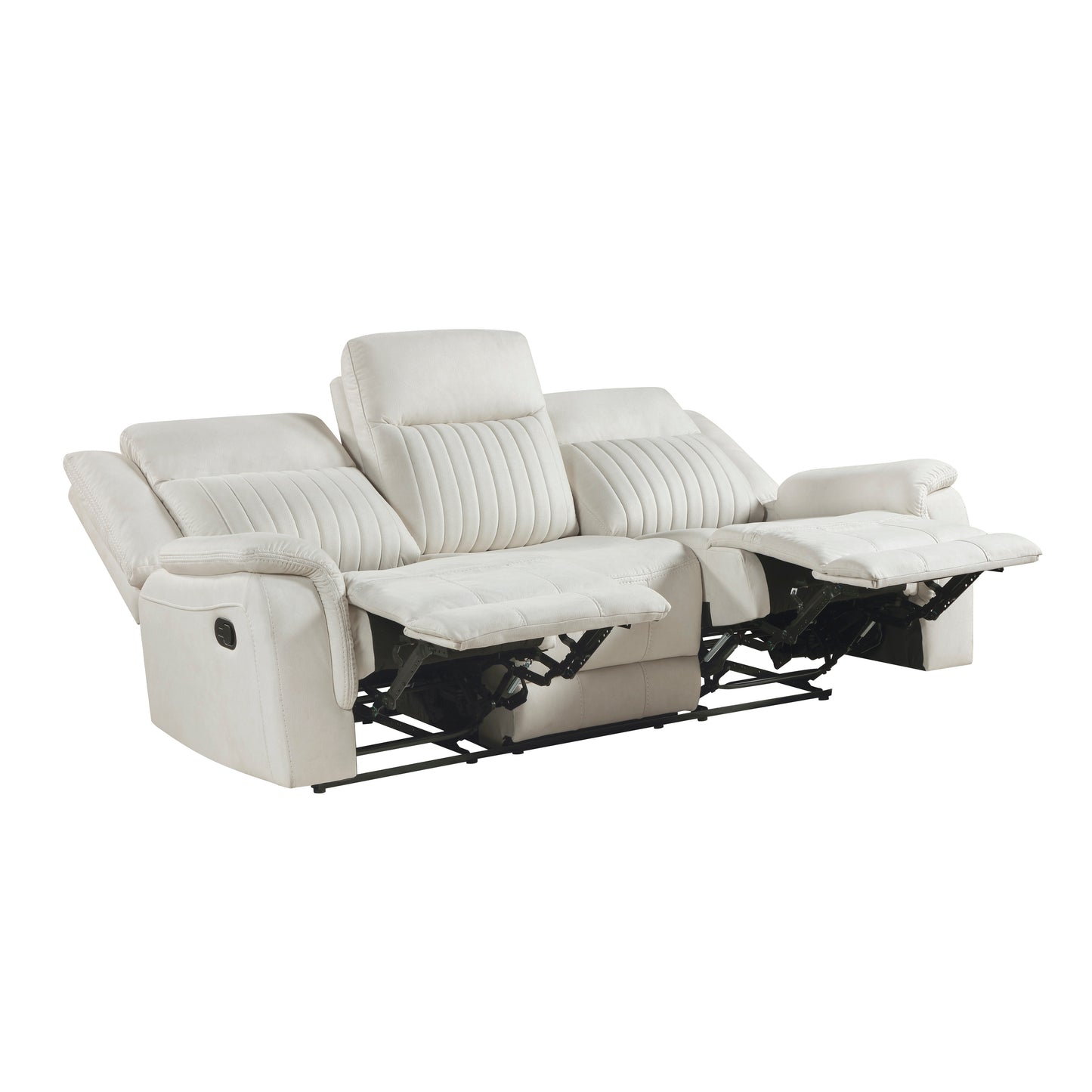 9646BE-3 - Double Reclining Sofa, Beige