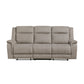 9646DV-3 - Double Reclining Sofa, Dove