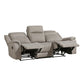 9646DV-3 - Double Reclining Sofa, Dove
