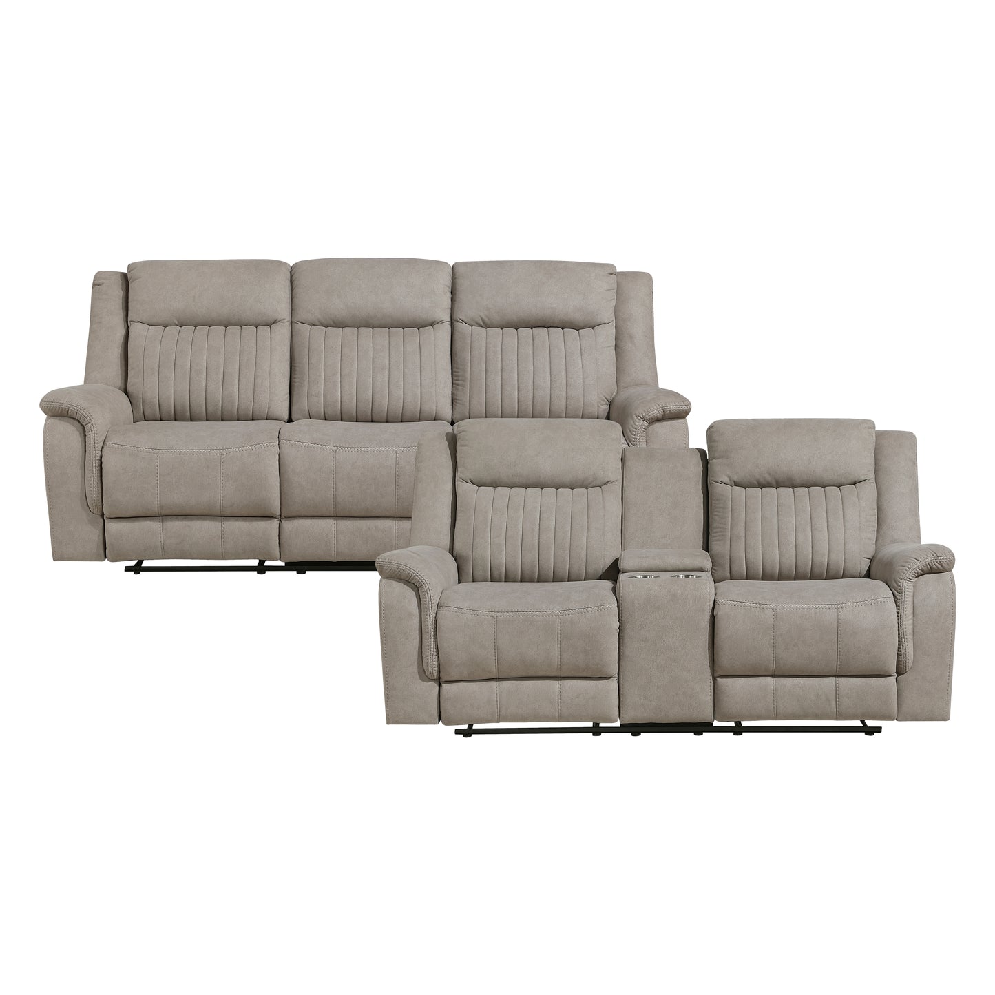 9646DV*2 - 2pc Set: Sofa, Love