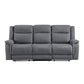 9646GY*2 - 2pc Set: Sofa, Love