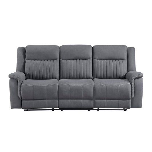 9646GY-3 - Double Reclining Sofa
