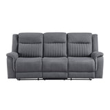 9646GY-3 - Double Reclining Sofa