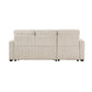 9649BE*SC - (3)3-Piece Reversible Sectional with Pull-out Bed and Hidden Storage