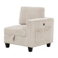 9650BE-3* - (3)Sofa with Storage, Storage Pouches and Charging Ports