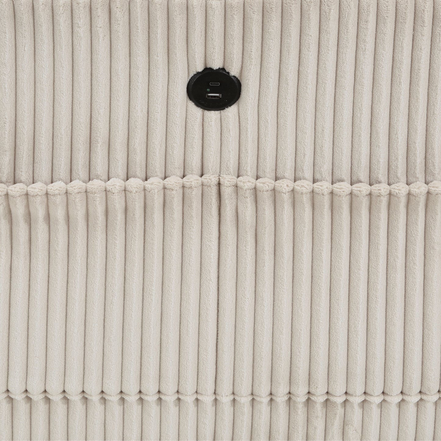 9650BE-C1A - Chair with One Arm, Storage, Storage Pouch and Charging Ports