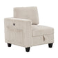 9650BE*8SC - (8)8-Piece Sectional with Storage, Storage Pouches and Charging Ports