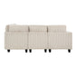 9650BE*4SC - (4)4-Piece Sectional with Storage, Storage Pouches and Charging Ports