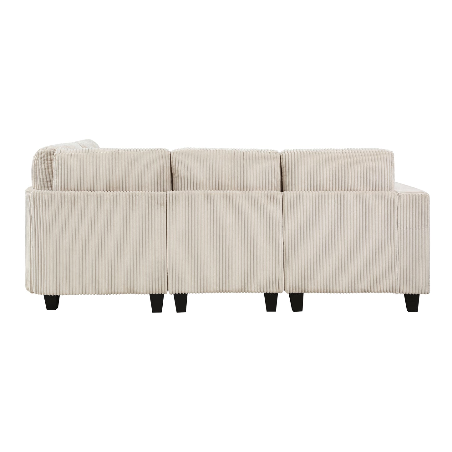 9650BE*4SC - (4)4-Piece Sectional with Storage, Storage Pouches and Charging Ports