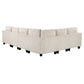 9650BE*6SC - (6)6-Piece Sectional with Storage, Storage Pouches and Charging Ports
