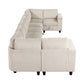 9650BE*8SC - (8)8-Piece Sectional with Storage, Storage Pouches and Charging Ports