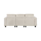 9650NBE-3* - (3)Sofa with Storage, Storage Pouches and Charging Ports