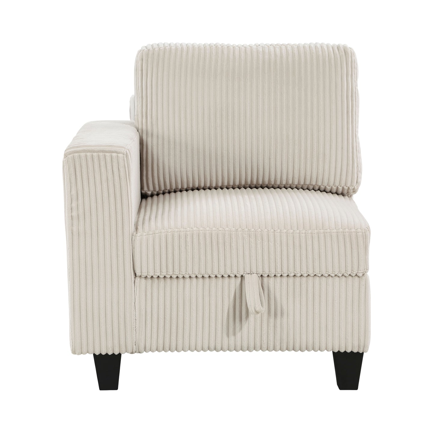 9650NBE-2* - (2)Love Seat with Storage, Storage Pouches and Charging Ports