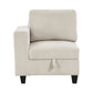 9650NBE*7SC - (7)7-Piece Sectional with Storage, Storage Pouches and Charging Ports
