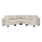 9650NBE*5SC - (5)5-Piece Sectional with Storage, Storage Pouches and Charging Ports