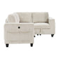 9650NBE*5SC - (5)5-Piece Sectional with Storage, Storage Pouches and Charging Ports