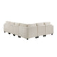 9650NBE*6SC - (6)6-Piece Sectional with Storage, Storage Pouches and Charging Ports