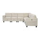 9650NBE*7SC - (7)7-Piece Sectional with Storage, Storage Pouches and Charging Ports