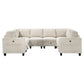 9650NBE*8SC - (8)8-Piece Sectional with Storage, Storage Pouches and Charging Ports