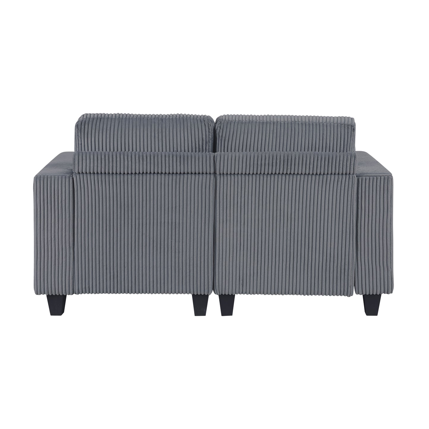 9650NDG-2* - (2)Love Seat with Storage, Storage Pouches and Charging Ports