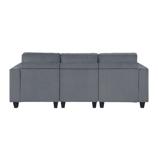 9650NDG-3* - (3)Sofa with Storage, Storage Pouches and Charging Ports