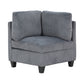 9650NDG*7SC - (7)7-Piece Sectional with Storage, Storage Pouches and Charging Ports