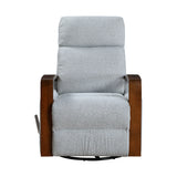 9659GRY-1 - Swivel Glider Reclining Chair