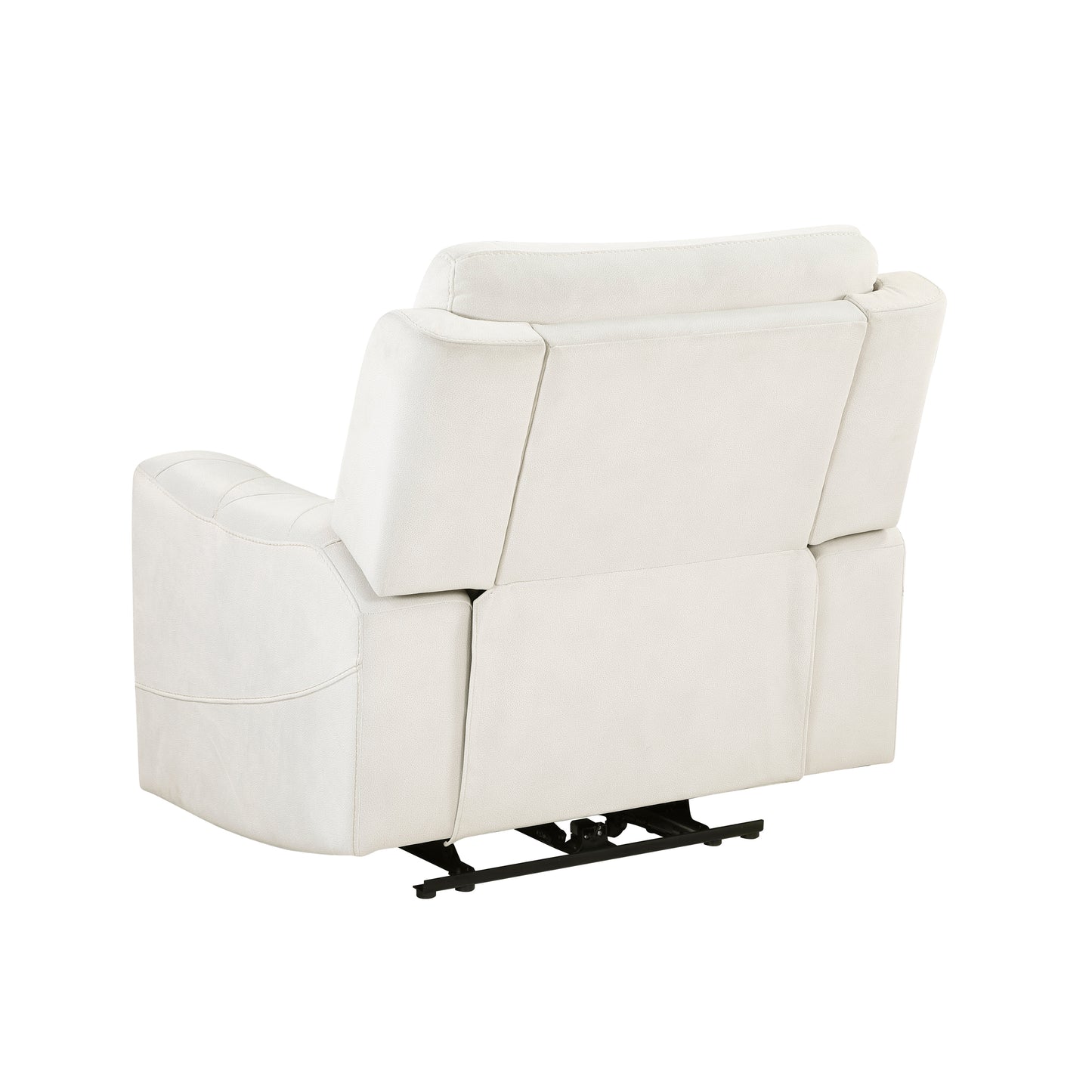 9670BE-1PWH - Power Reclining Chair with Power Headrest, Hidden Arms Cup Holders and Charging Ports