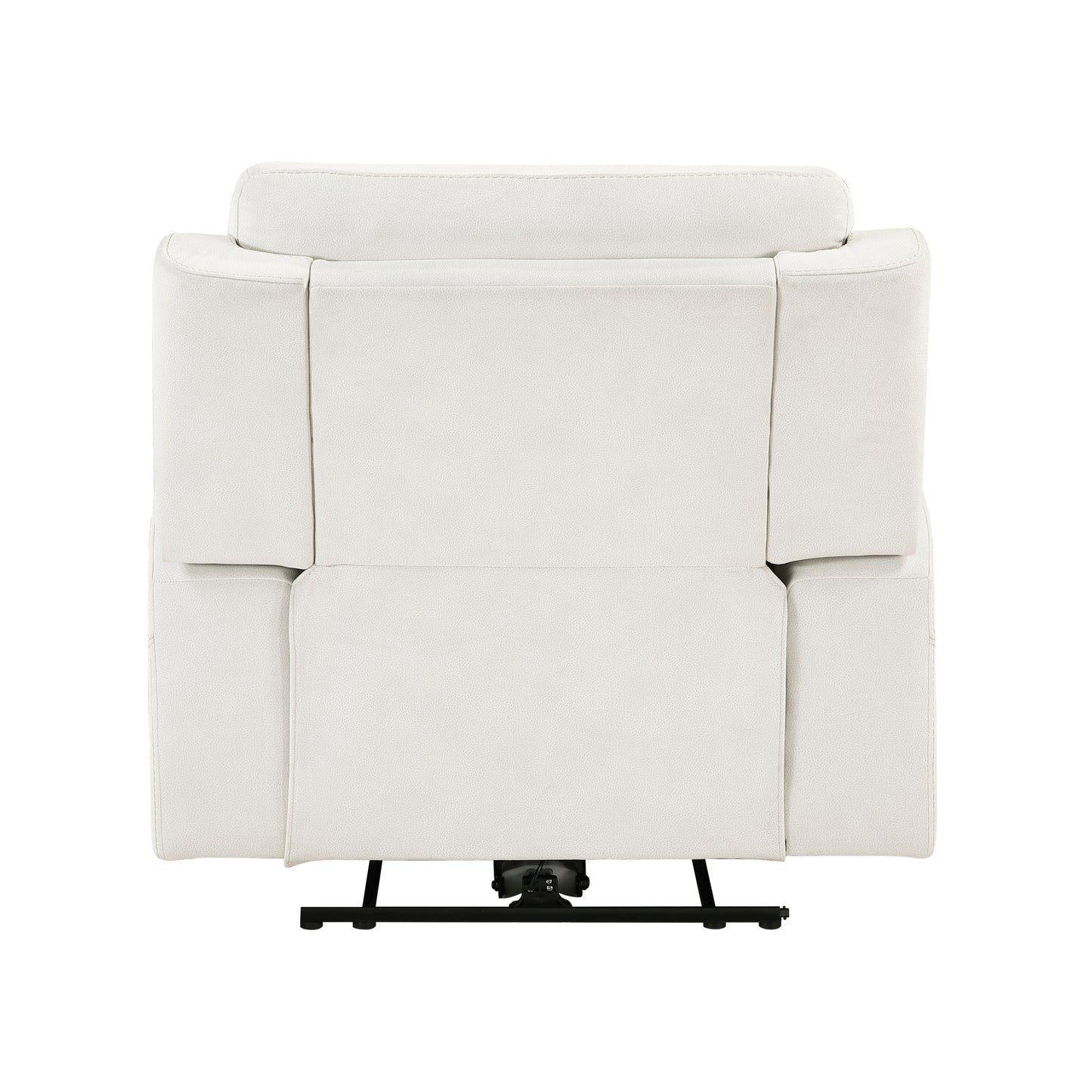 9670BE-1PWH - Power Reclining Chair with Power Headrest, Hidden Arms Cup Holders and Charging Ports