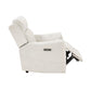 9670BE-1PWH - Power Reclining Chair with Power Headrest, Hidden Arms Cup Holders and Charging Ports