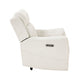 9670BE-1PWH - Power Reclining Chair with Power Headrest, Hidden Arms Cup Holders and Charging Ports