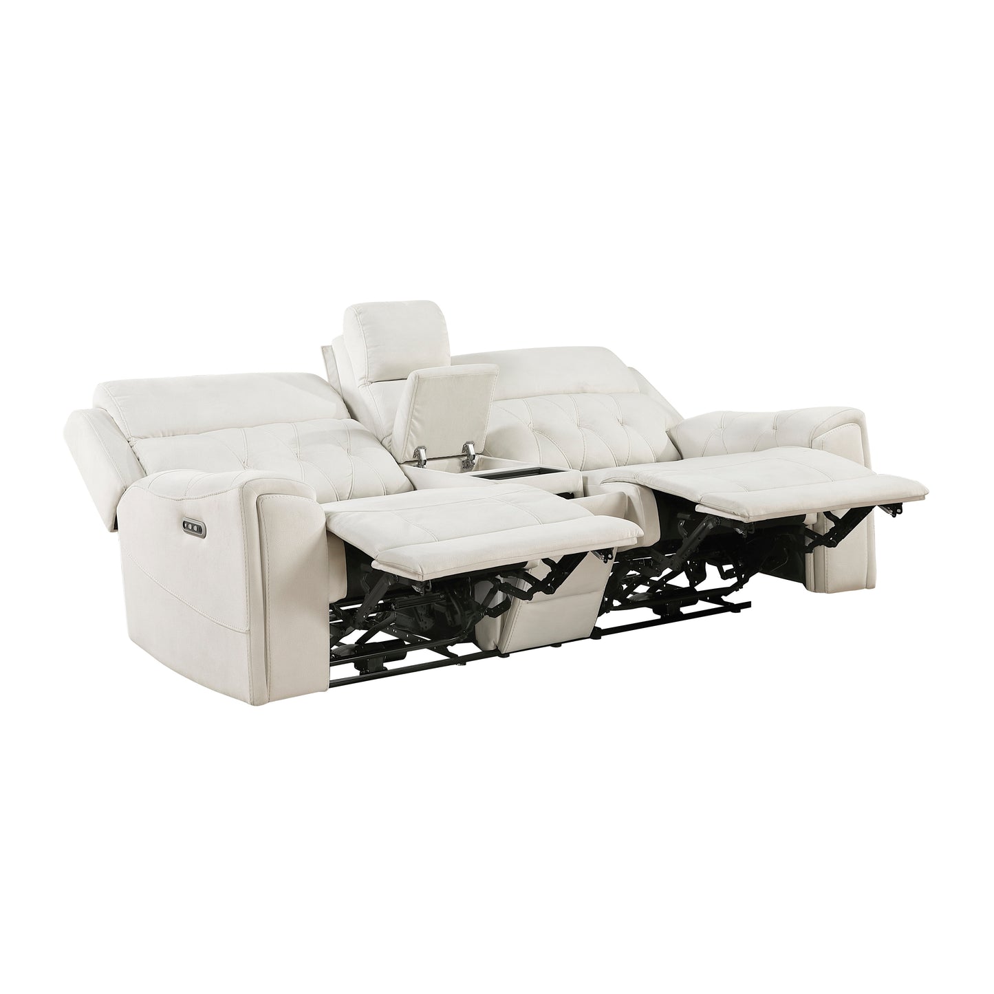 9670BE*2PWH - 2pc Set: Sofa, Love (Power)