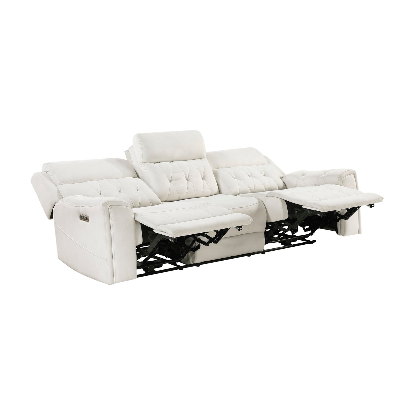 9670BE*2PWH - 2pc Set: Sofa, Love (Power)