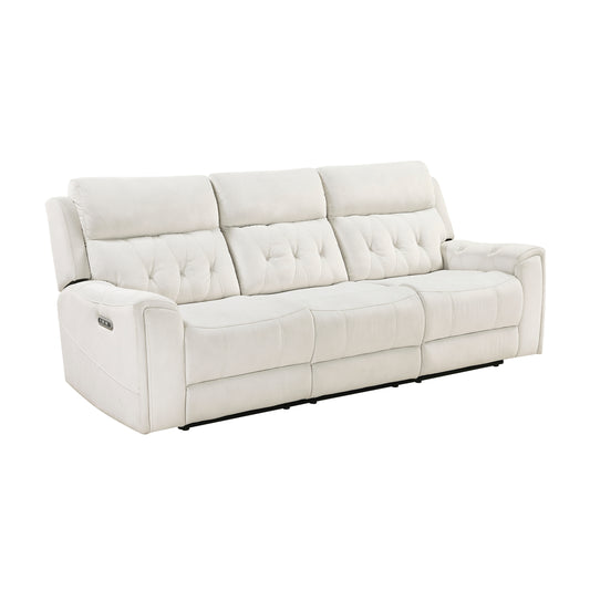 9670BE*2PWH - 2pc Set: Sofa, Love (Power)
