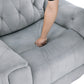 9670GY*2PWH - 2pc Set: Sofa, Love (Power)