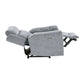 9670GY-1PWH - Power Reclining Chair with Power Headrest, Hidden Arms Cup Holders and Charging Ports