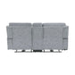 9670GY*2PWH - 2pc Set: Sofa, Love (Power)