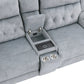 9670GY*2PWH - 2pc Set: Sofa, Love (Power)