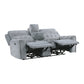 9670GY*2PWH - 2pc Set: Sofa, Love (Power)