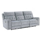 9670GY*2PWH - 2pc Set: Sofa, Love (Power)